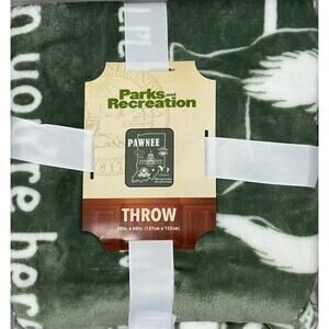 Parks And Recreation Throw Blanket 50 Inch By 60 Inch Pawnee 50x60